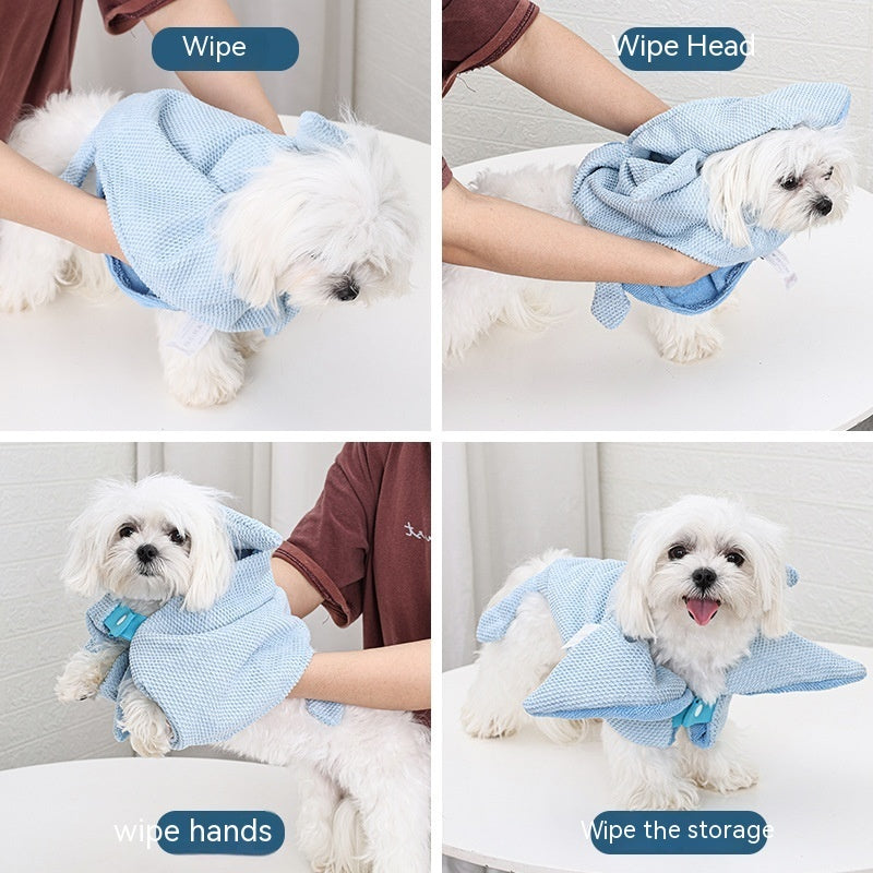 Quick-Drying Absorbent Dog Bathrobe Towel