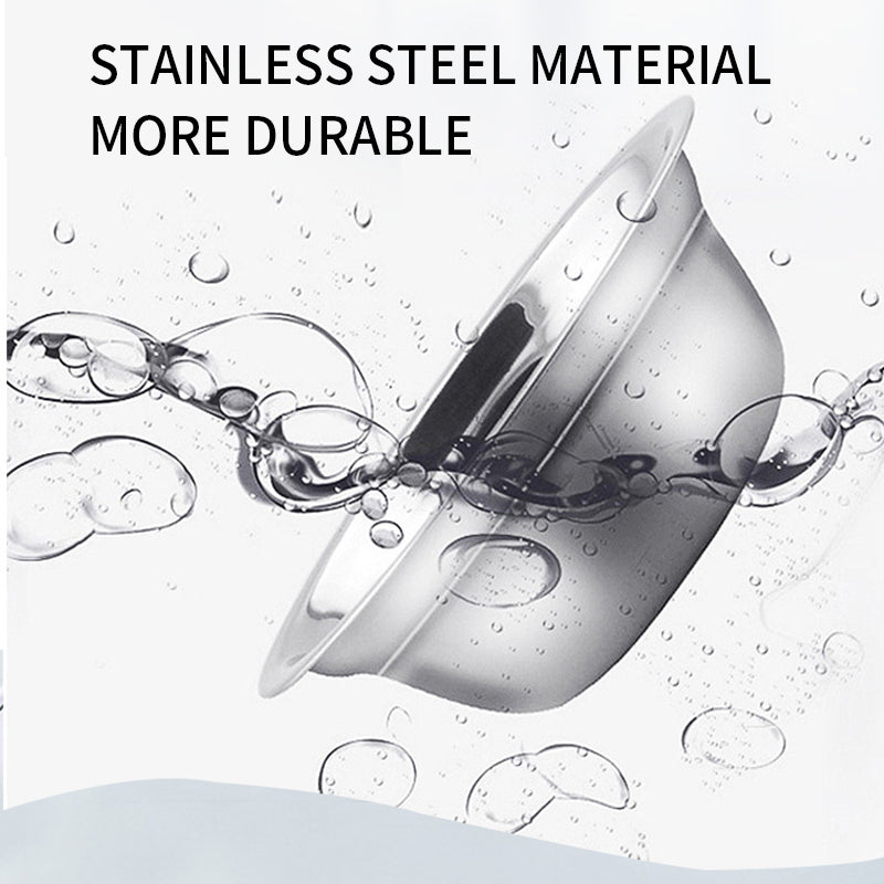 Non-Slip Stainless Steel Pet Food & Water Bowl