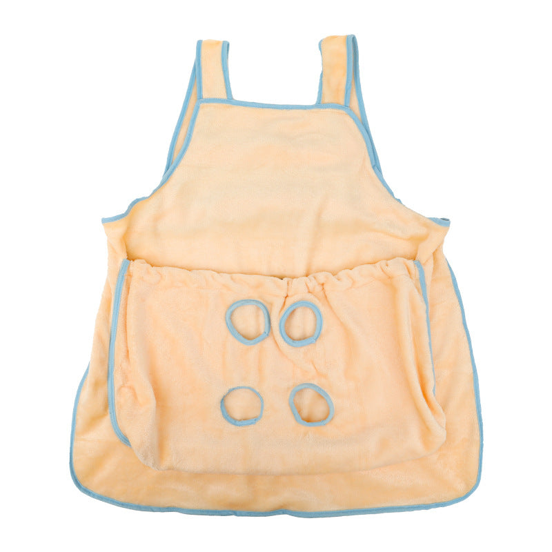 Plush Pet Carrier Apron for Cats & Dogs