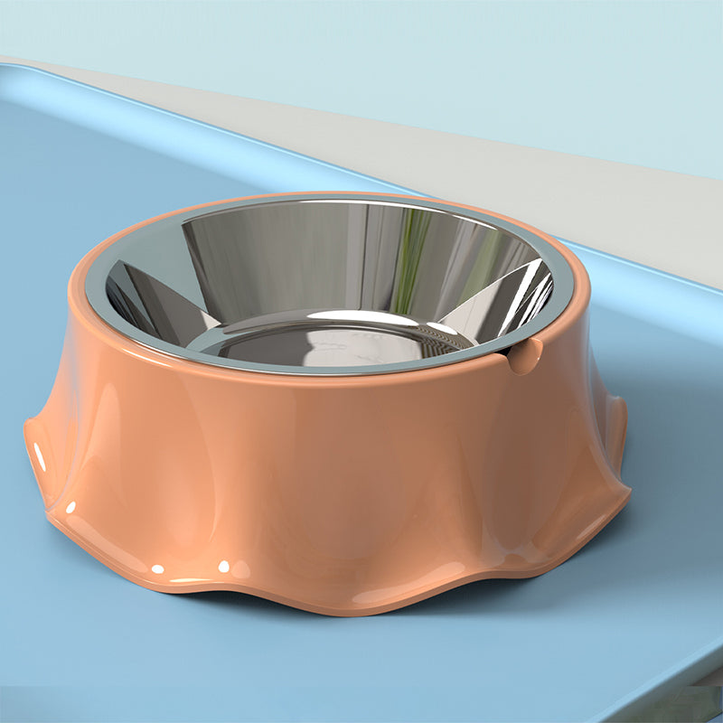 Non-Slip Stainless Steel Pet Food & Water Bowl