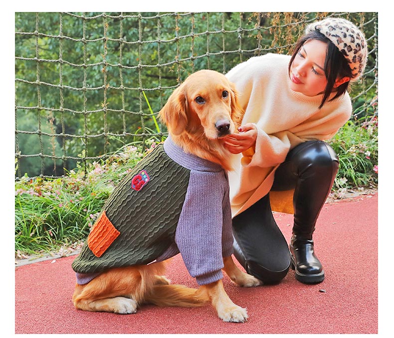 Thick Winter Sweater for Large Dogs