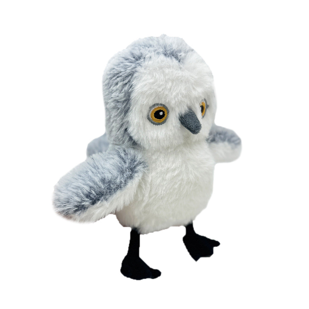USB Rechargeable Flapping Bird Cat Plush Toy