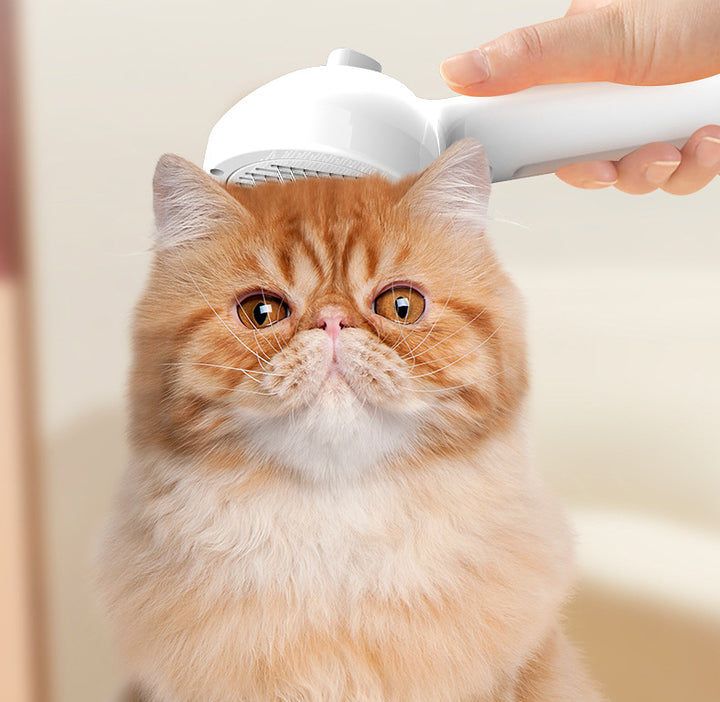 Self-Cleaning Pet Grooming & Dematting Comb