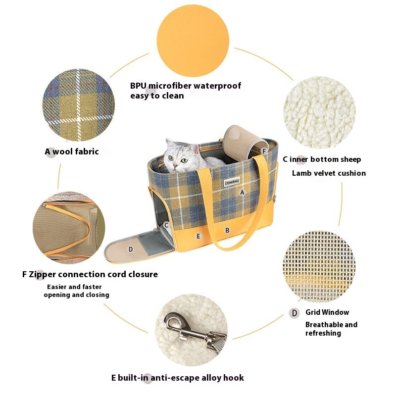 Breathable Portable Pet Capsule Backpack