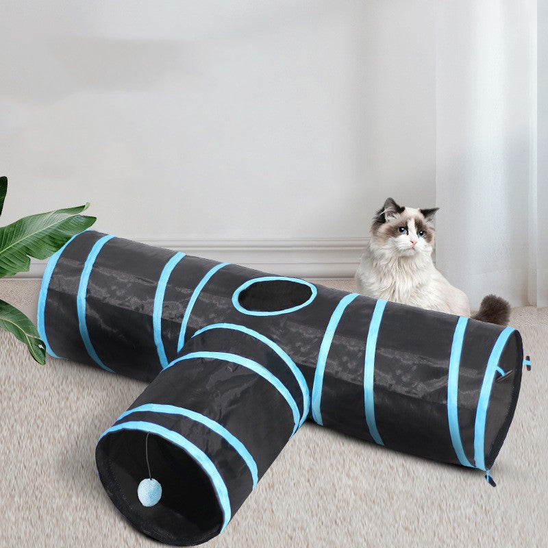 Foldable Cat Tunnel Climbing Toy
