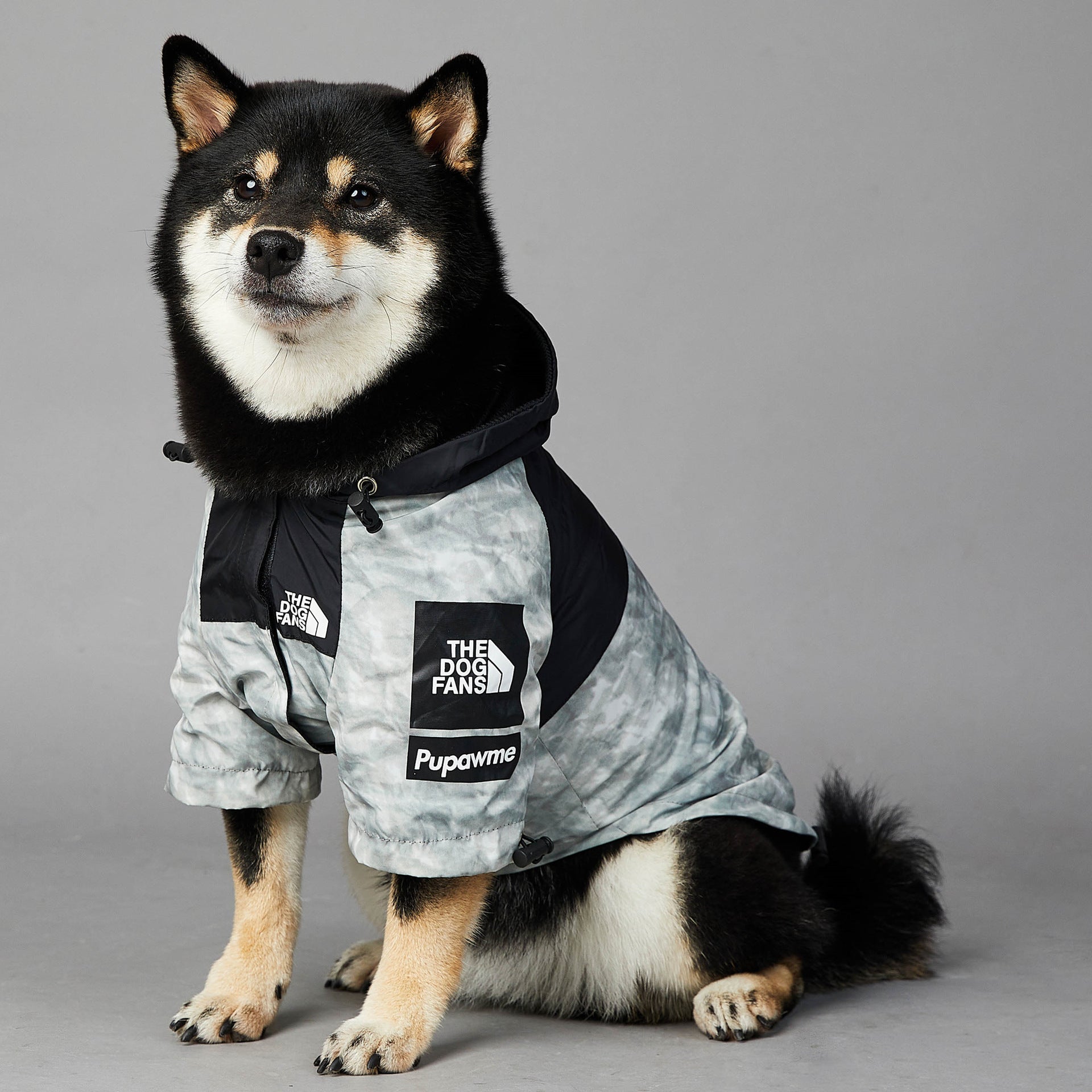 Large Dog Noodle-Style Shell Jacket