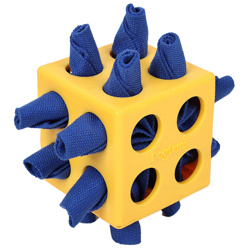 Dog Cube Molar Chew Toy for Education