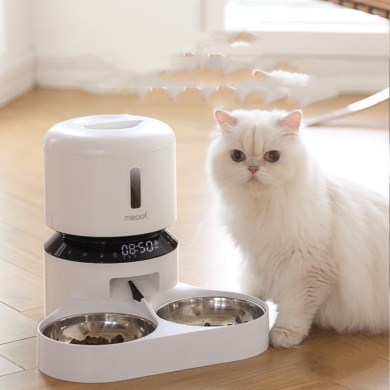 Capsule Automatic Double Pet Feeder