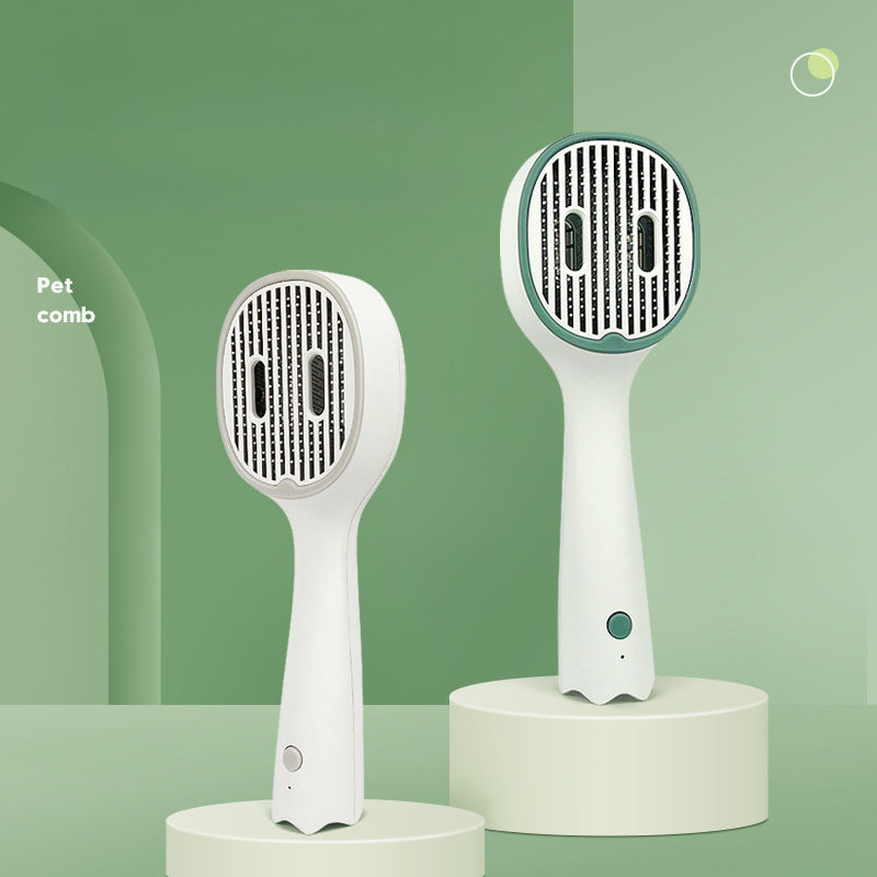 UVC Self-Cleaning Pet Grooming Slicker Comb