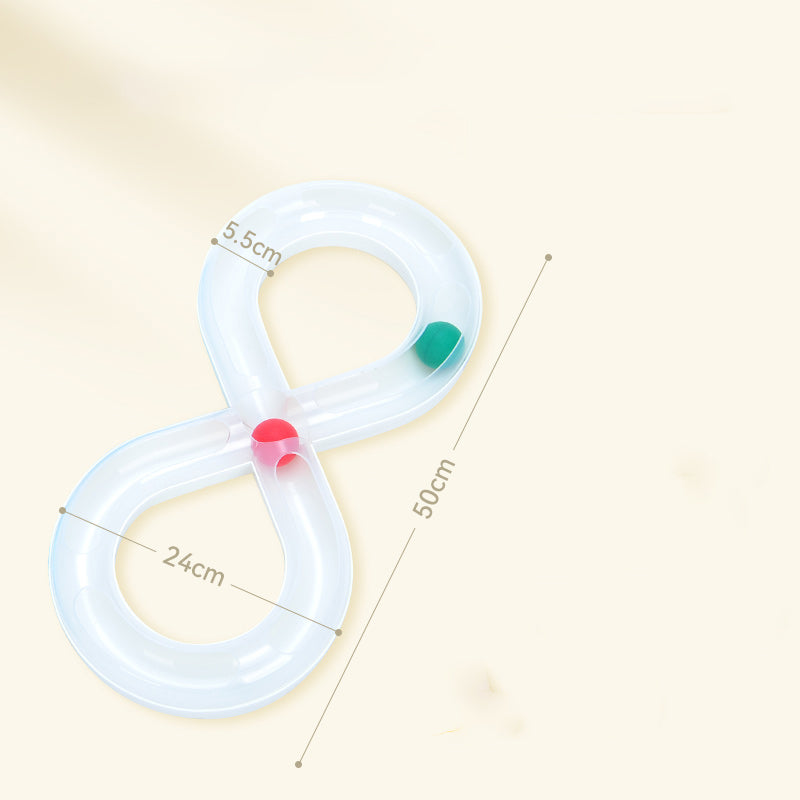 Interactive Cat Turntable Track Ball Toy