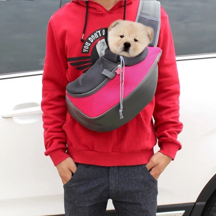 Outdoor Mesh Pet Carrier Sling Bag