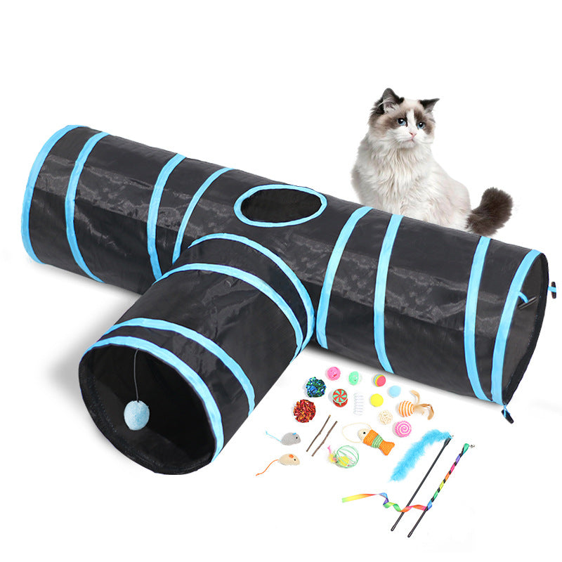 Foldable Cat Tunnel Climbing Toy