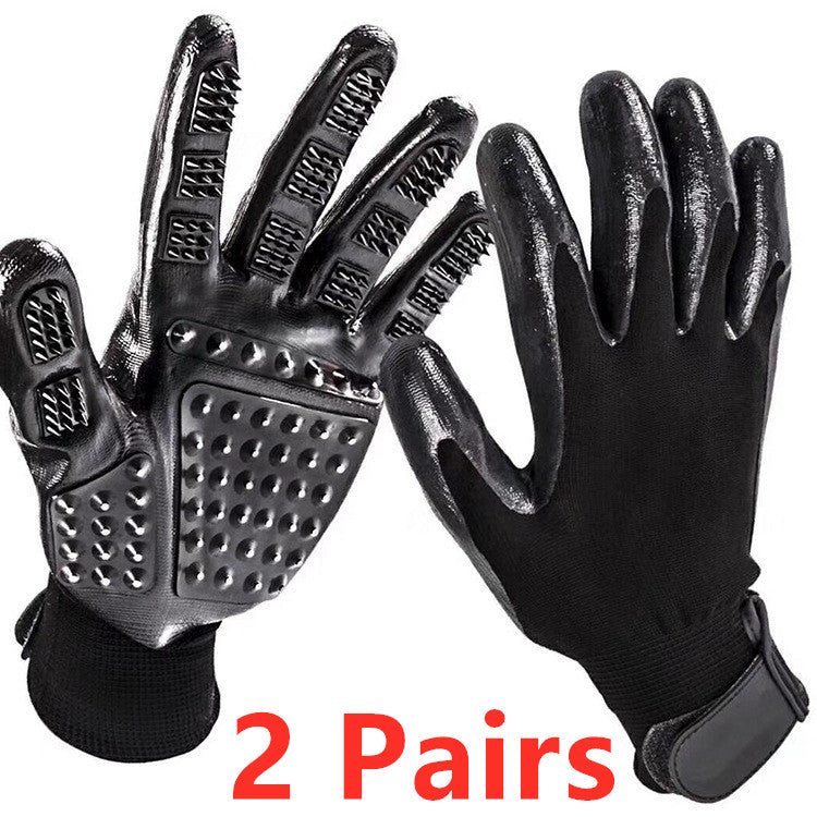 Pet Hair Removal & Massage Grooming Glove