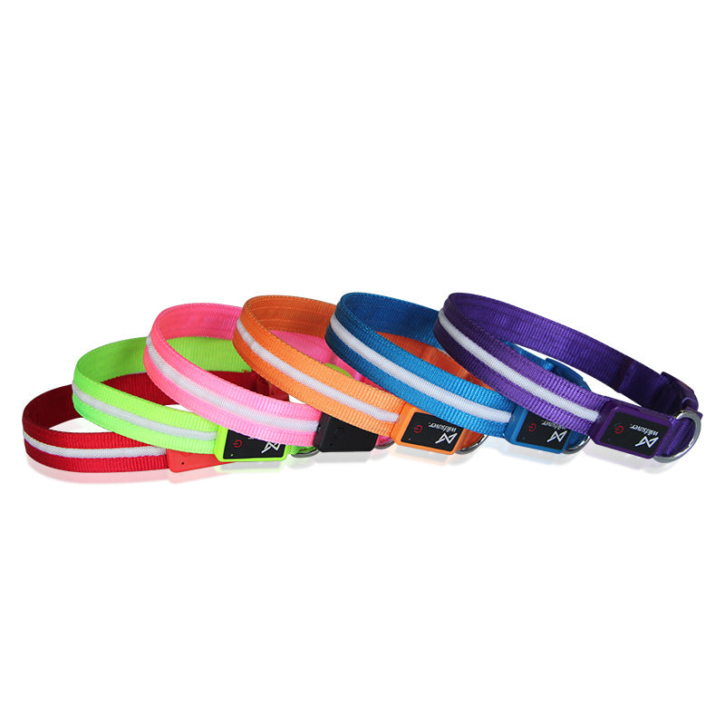LED USB Rechargeable Luminous Pet Leash